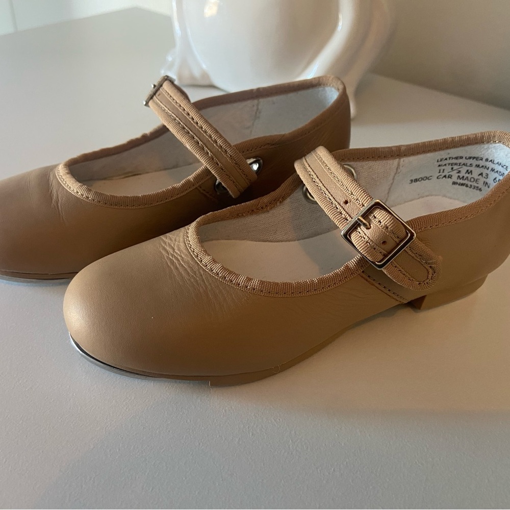 Tan Mary Jane Dance Shoes